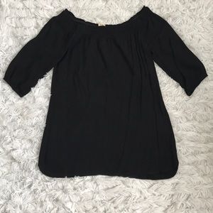 Long sleeve off the shoulder dress